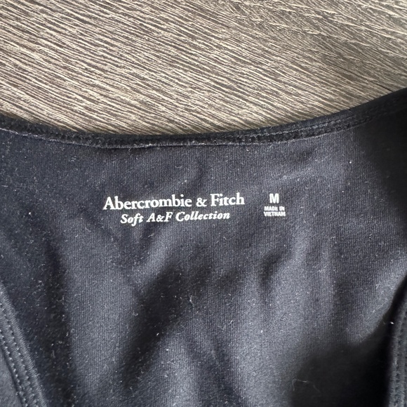Abercrombie & Fitch Black Long Sleeve Bodysuit – Size M (Soft A&F Collection) - Picture 2 of 6